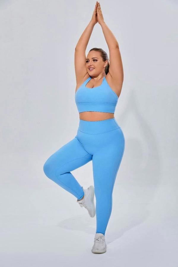 Anniou Plus Size High Waist Yoga Leggings