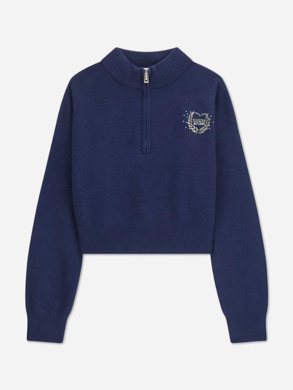 Guess Girls Logo Tracksuit in Navy
