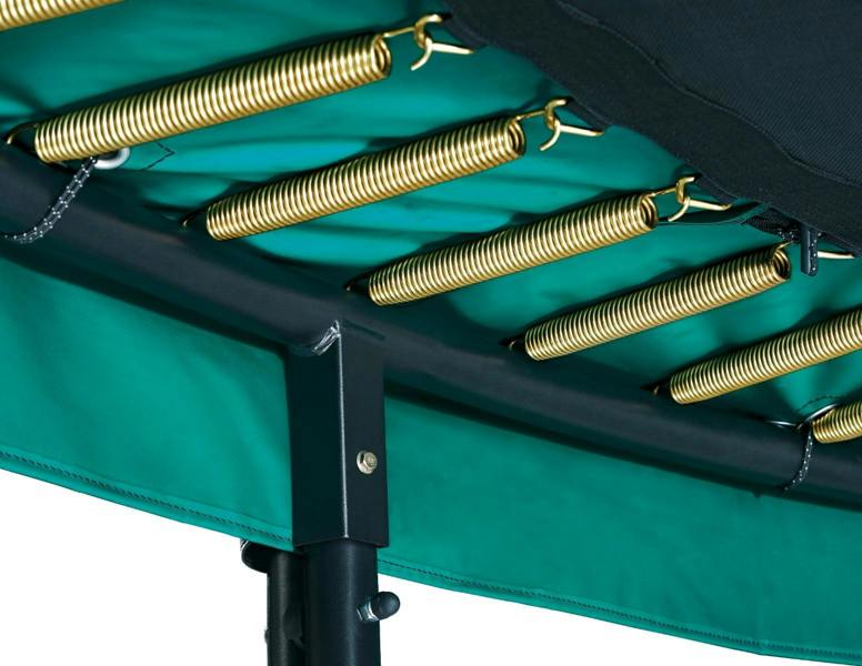 10ft Salta Green Round First Class Edition Trampoline with Enclosure