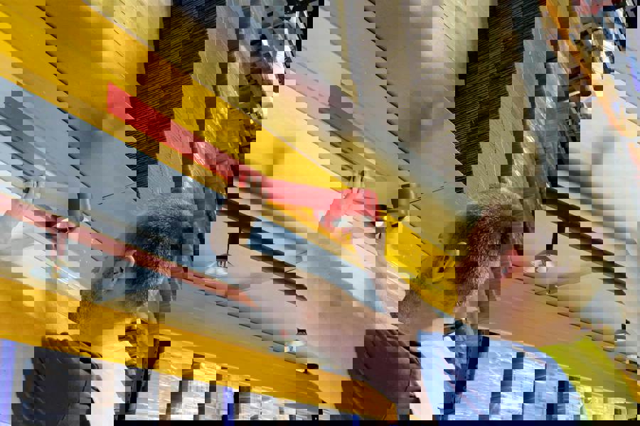 Durable DURALINE Strong Removable PVC Floor Marking Tape | 50mm x 33m | Yellow