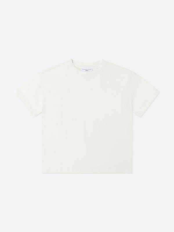Childsplay Girls Oversized T-Shirt in Ivory