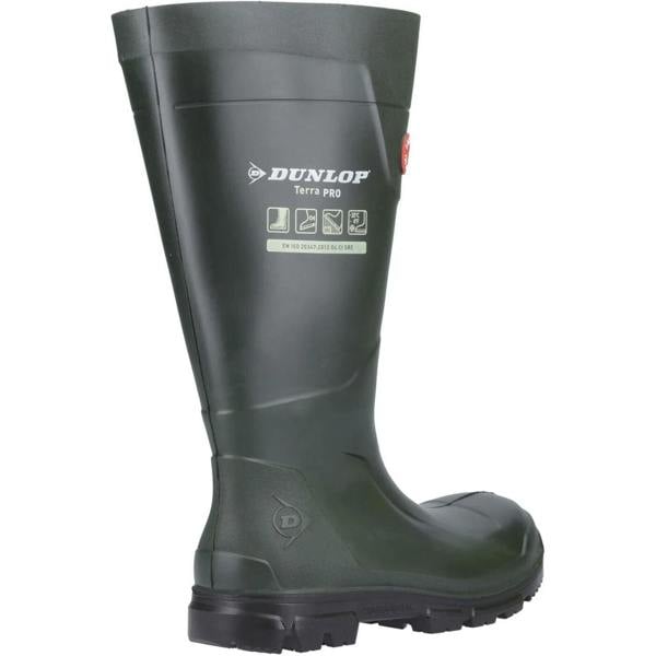 Dunlop PuroFort TerraPro Mens Work Steel Toe/Midsole S5 Wellington Wellies