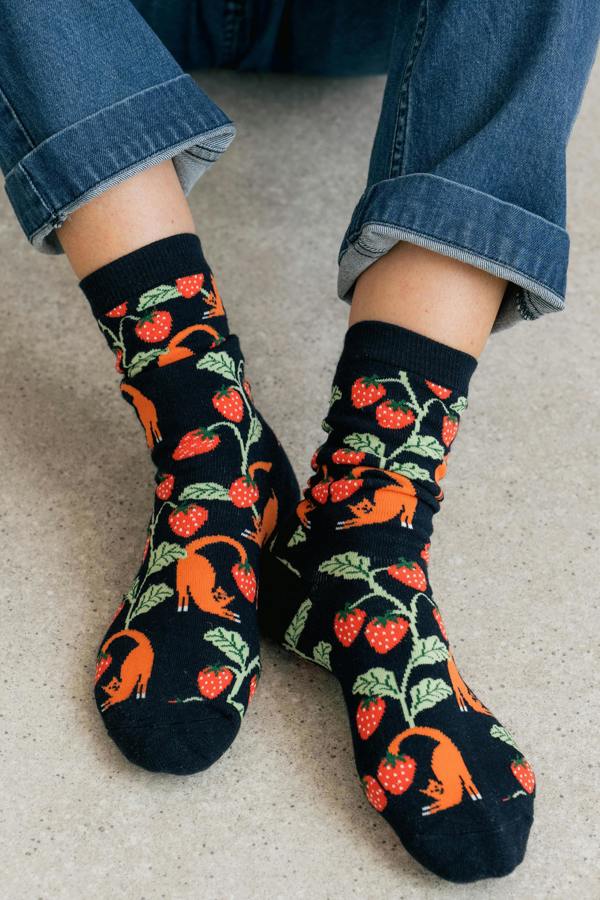 Lily & Me Charlotte The Cat Bamboo Socks And Decoration Giftbox
