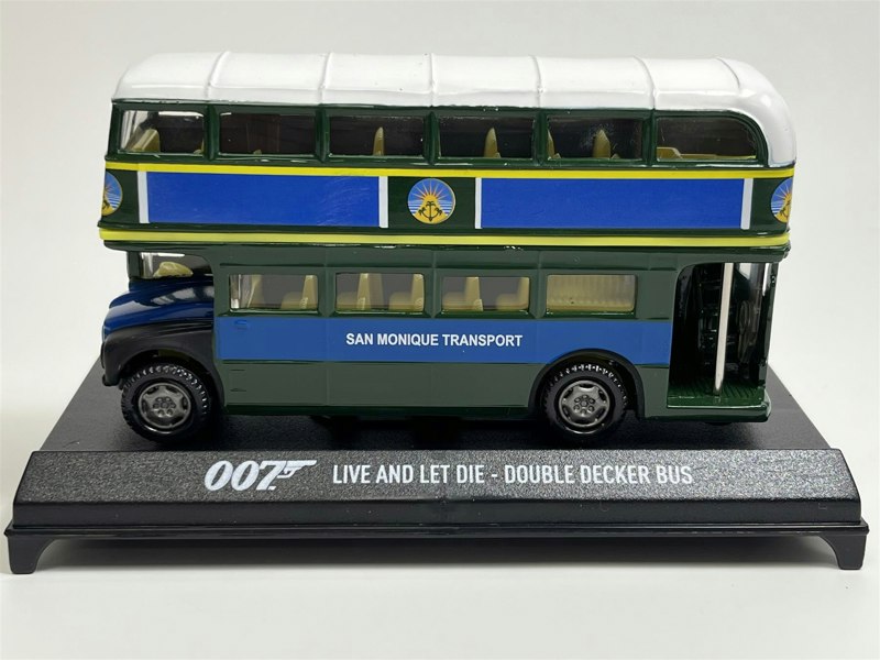 Motormax 007 James Bond Live And Let Die 5 Inch Double Decker Bus Motormax 79846