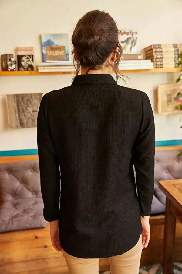 Hoxton Gal Fine Ribbed Corduroy Shirt