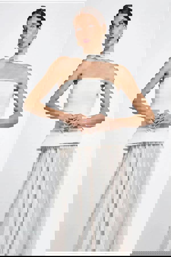 Glitter Chiffon Scarf AC02