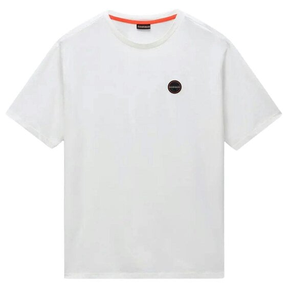 Napapijri S-Badge T-Shirt - White Heron