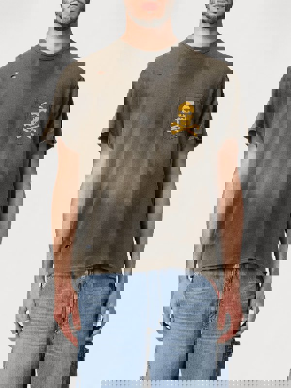 Gallery Dept. Zip Tee Black - Supplied FashionGallery Dept.