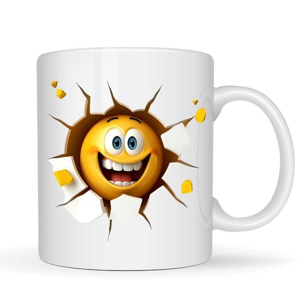 Aye Do Gifts Happy Face Breakout Mug Gift | Mum Dad Friend Gift