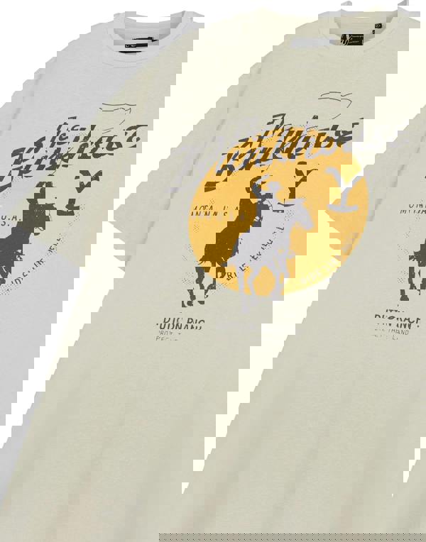 Yellowstone Mens Beige The Bunkhouse Short Sleeved T-Shirt
