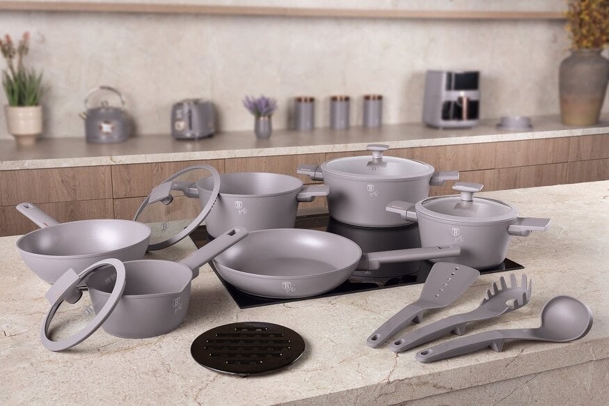 Berlinger Haus 15 pcs Cookware Set Berlinger Haus BH8111 Taupe