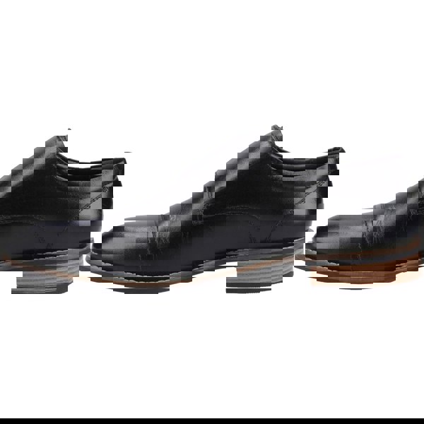 Hush Puppies David Leather Men's Black Double Monk Shoes