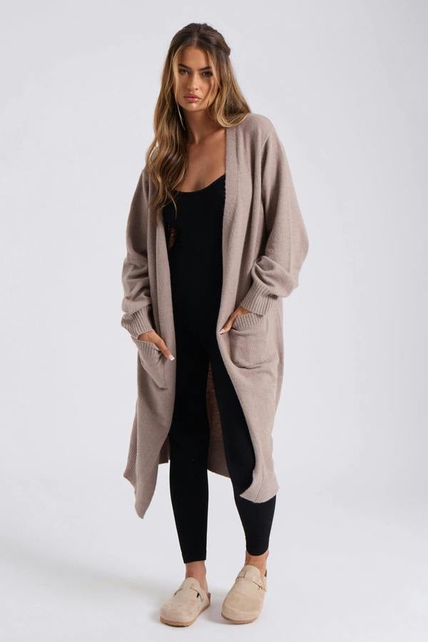 Urban Bliss Longline Patch Pocket Cardigan