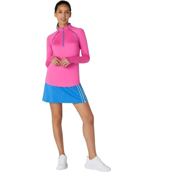 Original Penguin Womens/Ladies Quarter Zip Regular Sweatshirt - Pink - 