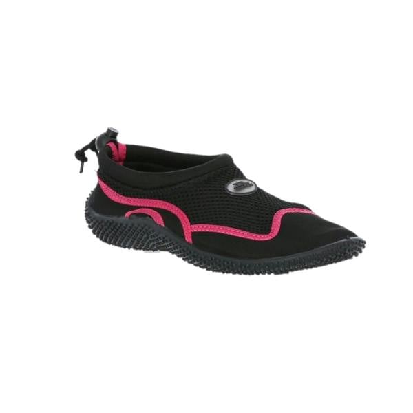 Trespass Adults Unisex Paddle Aqua Swimming Shoe - Black/Raspberry
