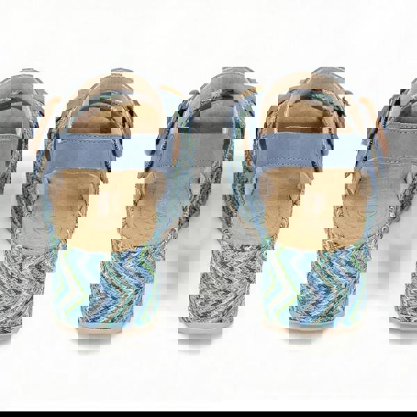 Rieker Rieker 69469 Womens Ankle Strap Sandals Blue