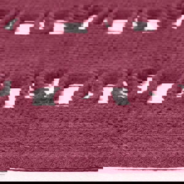 HOMESCAPES Crochet Braided Rug