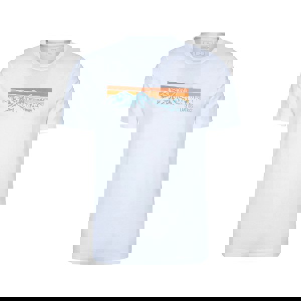 Mountain Warehouse Mens Lake District Mountain T-Shirt - White