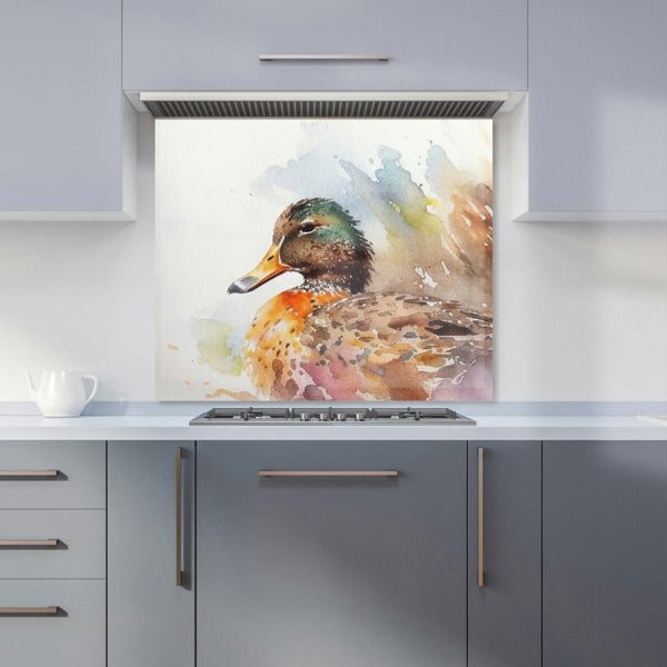 Warren Reed - Designer Mallard Watercolour Kitchen Splashback