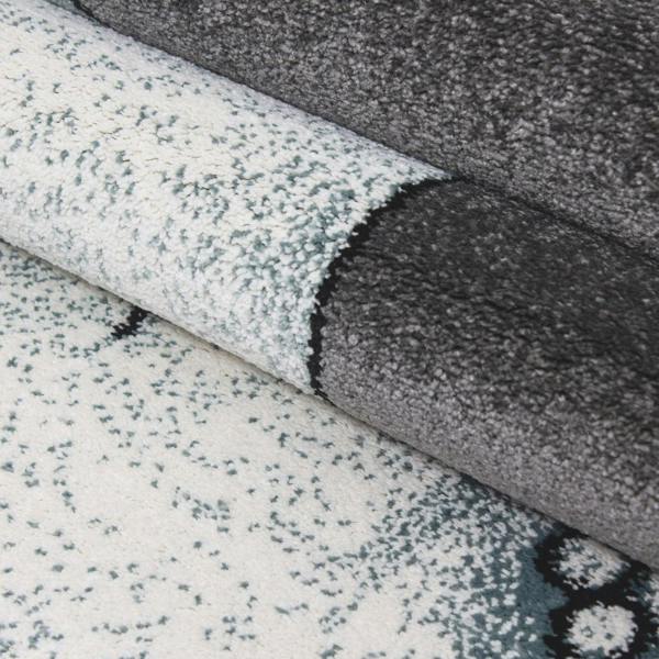 Viva Rugs Kids Animal Rug Grey Blue Elephant Nursery Mat Childrens Star Bedroom Carpet New