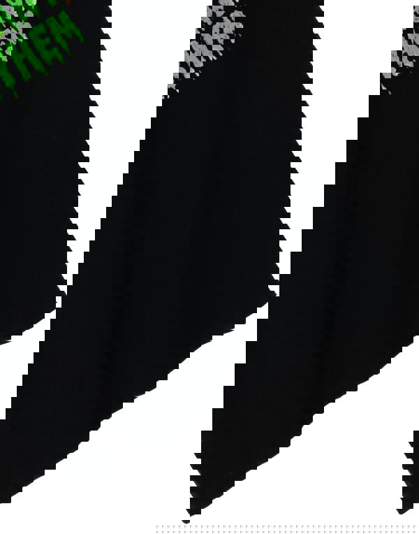 Teenage Mutant Ninja Turtles Mens Black Mutant Mayhem Logo Short Sleeved T-Shirt