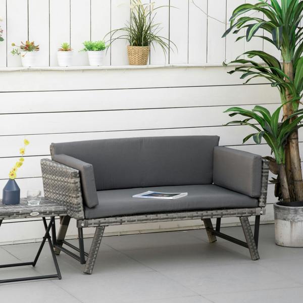 Rattan Loveseat
