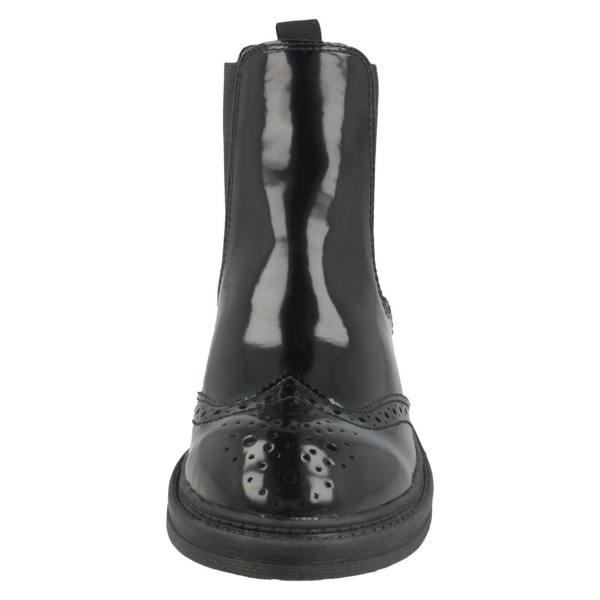 Down to Earth Ladies Down To Earth Block Heel Ankle Boots F50956