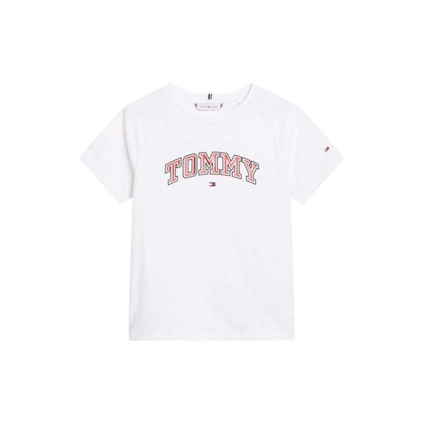 Tommy Hilfiger Childrens/Kids Varsity T-Shirt - White - 