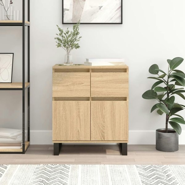 Berkfield Sideboard Sonoma Oak 60x35x70 cm Engineered Wood