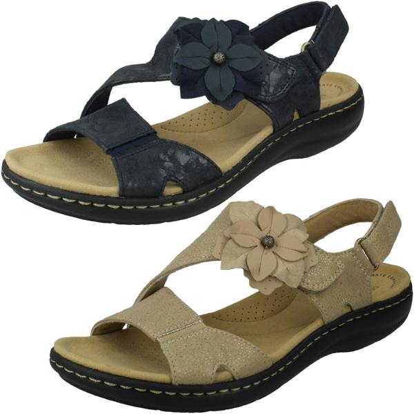 Clarks Ladies Clarks Slingback Sandals With Flower Detail Laurieann Bea