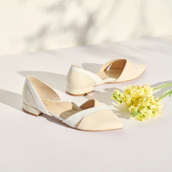 beautiful bridal flats for bunions