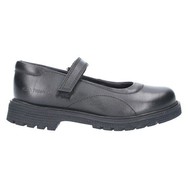 Hush Puppies Tally Junior Leather Girls's Black Shoes
