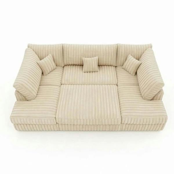 Snug Furniture Large Jumbo Cord Cinema Sofa