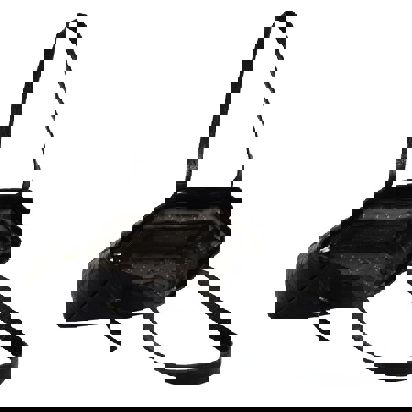 Assots London 'JUDITH' Black Croc Real Leather Shoulder Bag