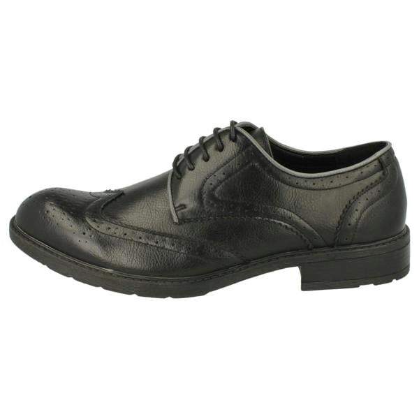 Maverick Mens Maverick Low Heel Brogue Lace Up Shoes
