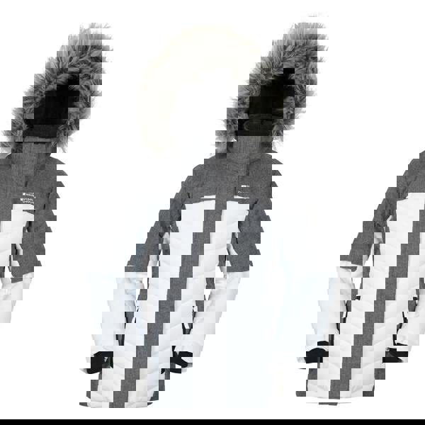 Mountain Warehouse Childrens/Kids Pyrenees Padded Ski Jacket - White