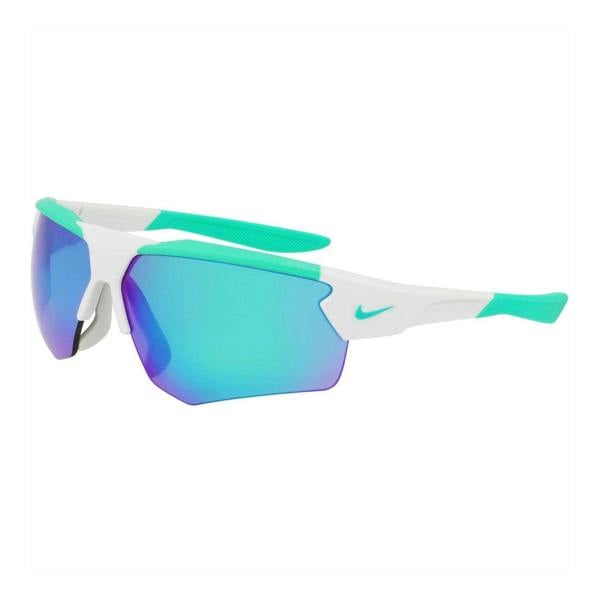 Nike Cloak Mirrored Sport Sunglasses - Silver/Green - 