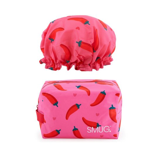 SMUG Shower Chic Set - Various Prints - Chilli Pepper