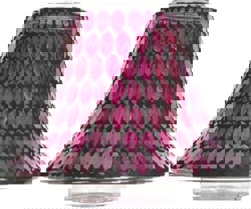 Village Candles Prp & Pink Candle Jar Shade 16cm