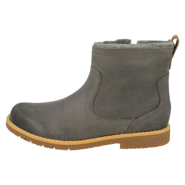 Clarks Girls Clarks Stylish Ankle Boots Comet Frost