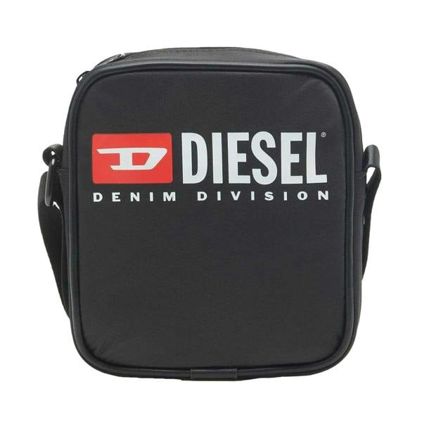 Diesel Rinkee Logo Crossbody Bag - Black - 