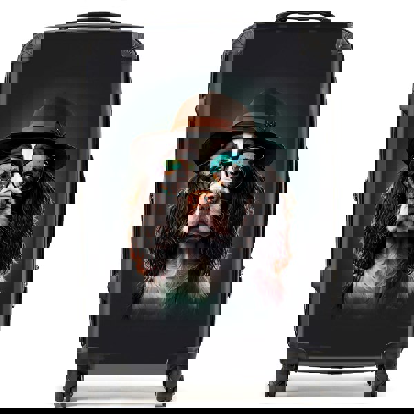Warren Reed Springer Spaniel Dog Splashart Suitcase