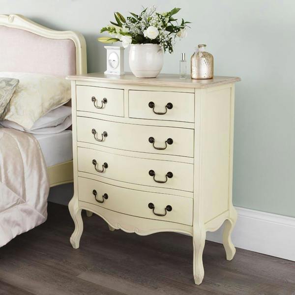 Statement Furniture Juliette Chest of Drawers 2 Over 3 French Style Chest
