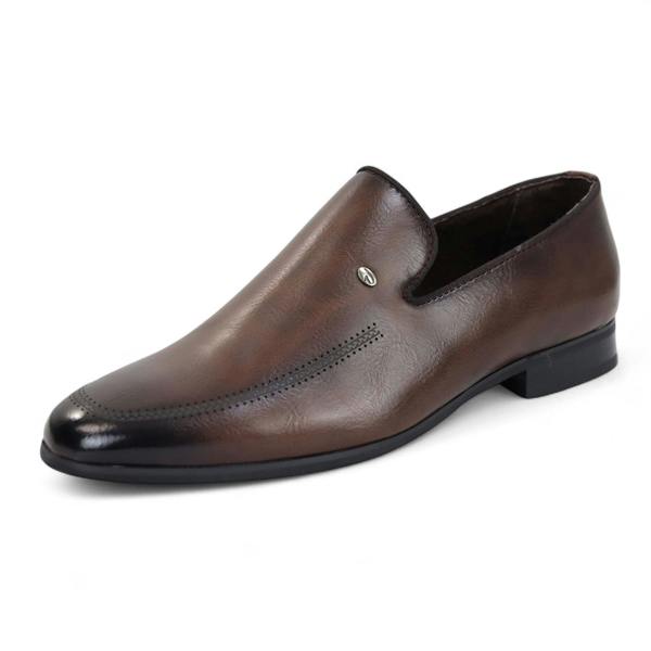 Infinity Leather Men's Classic Slip-On Loafers Formal Shoes