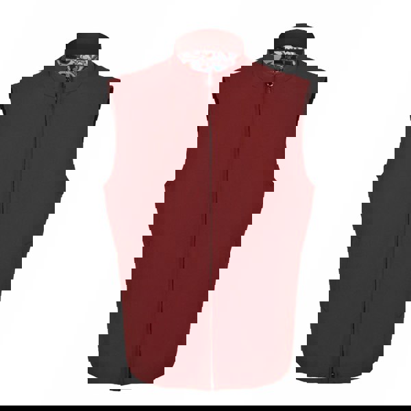 Ashford Relaxed Gilet - Burgundy