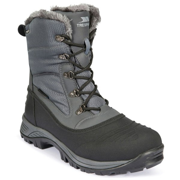 Trespass Men's Negev II Leather Snow Boots - Castle Grey