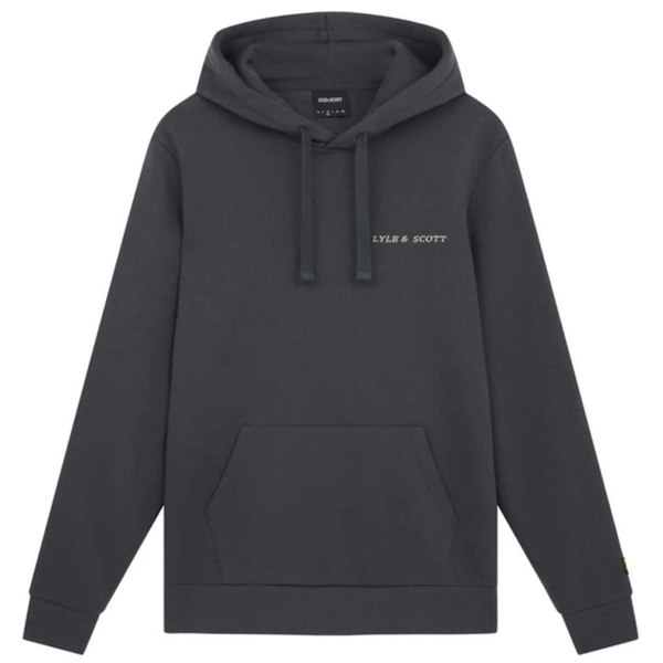 Lyle & Scott Embroidered Gunmetal Grey Hoodie M