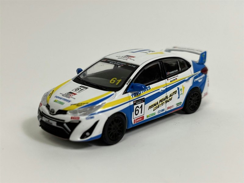 Pop Race Toyota GR Vios Malaysia Season 4 Tengku Djan #61 1:64 Scale PR640008