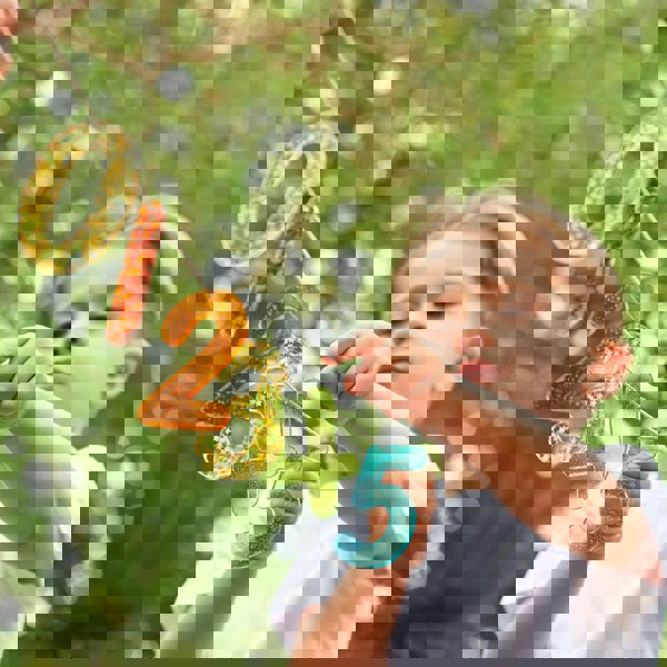 tickit Rainbow Glitter Numbers