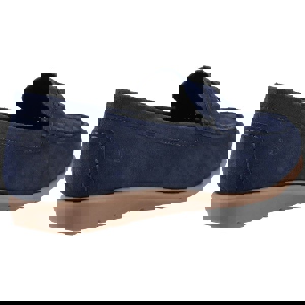 Hush Puppies Shelby Suede Suede Women's Navy Loafers